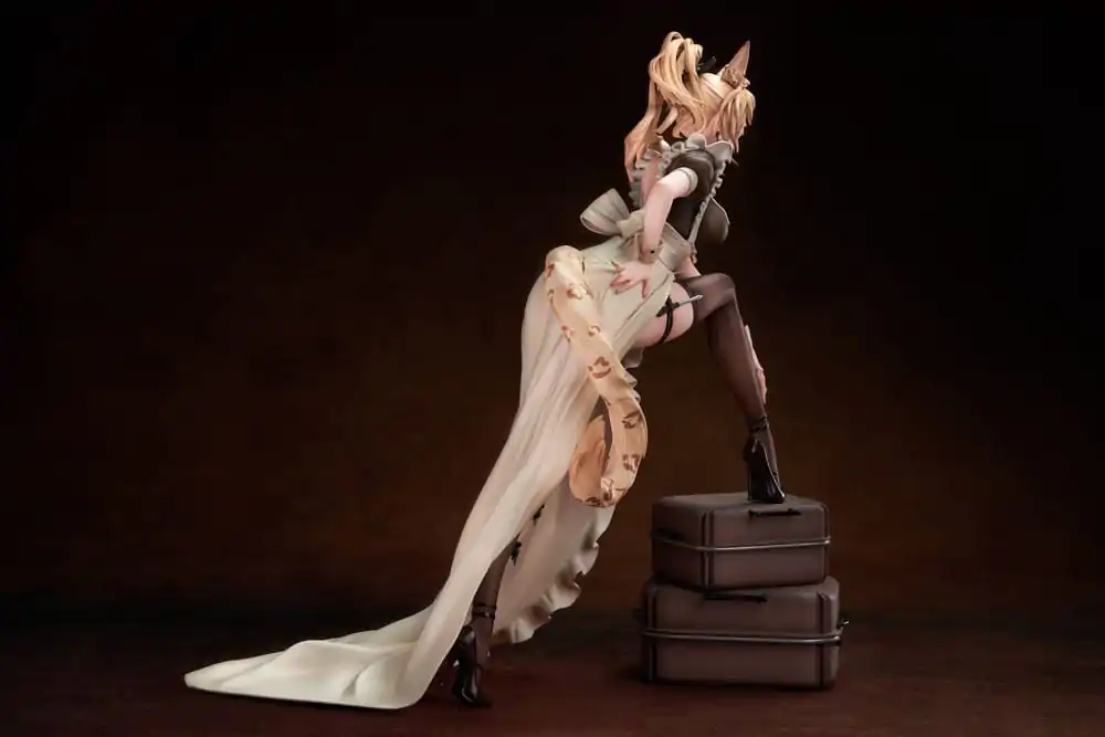 Statuie PVC personaj original 1/7 Battle Maid Different Species Leopard Cat Maria Deluxe Edition 24 cm poza produsului