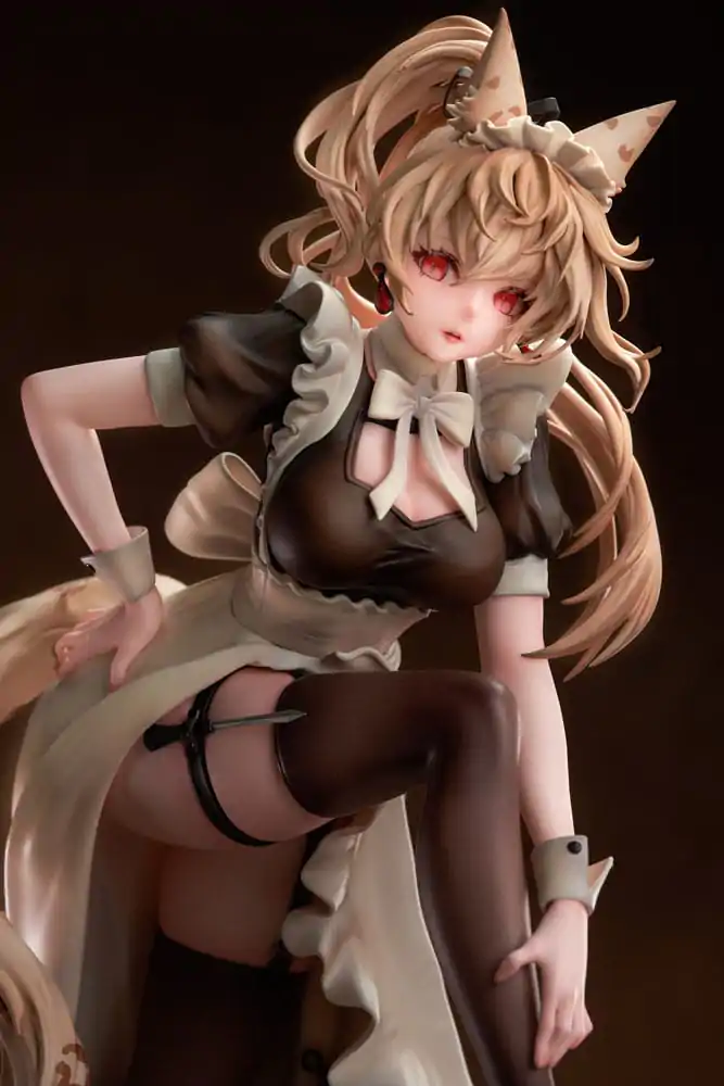 Statuie PVC personaj original 1/7 Battle Maid Different Species Leopard Cat Maria Deluxe Edition 24 cm poza produsului