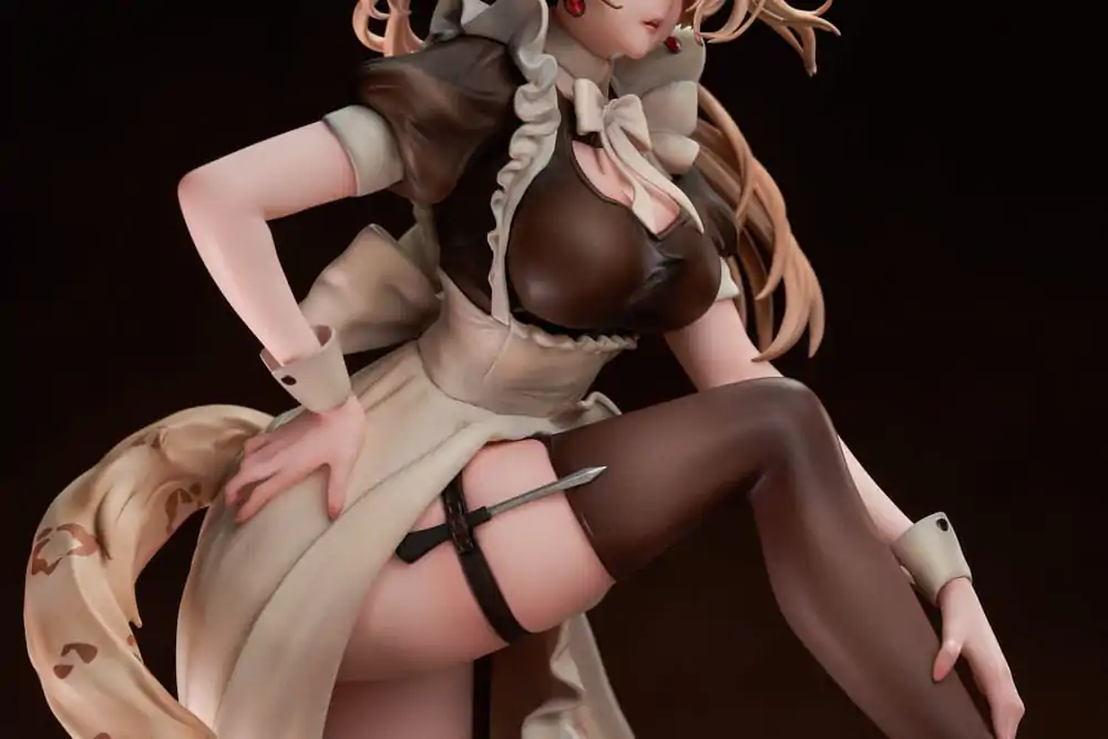 Statuie PVC personaj original 1/7 Battle Maid Different Species Leopard Cat Maria Deluxe Edition 24 cm poza produsului