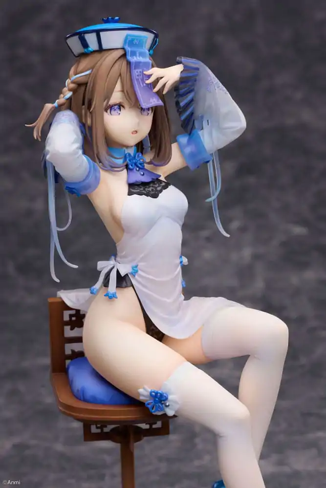 Original Character PVC Statuie 1/7 Blue jiangshi Illustration by Anmi 21 cm poza produsului