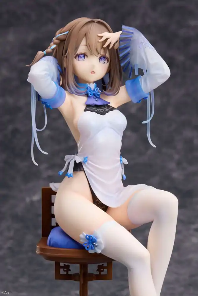 Original Character PVC Statuie 1/7 Blue jiangshi Illustration by Anmi 21 cm poza produsului