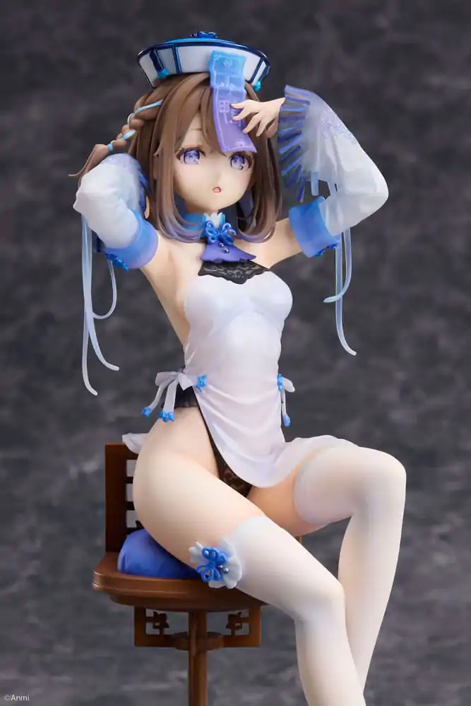 Original Character PVC Statuie 1/7 Blue jiangshi Illustration by Anmi 21 cm poza produsului
