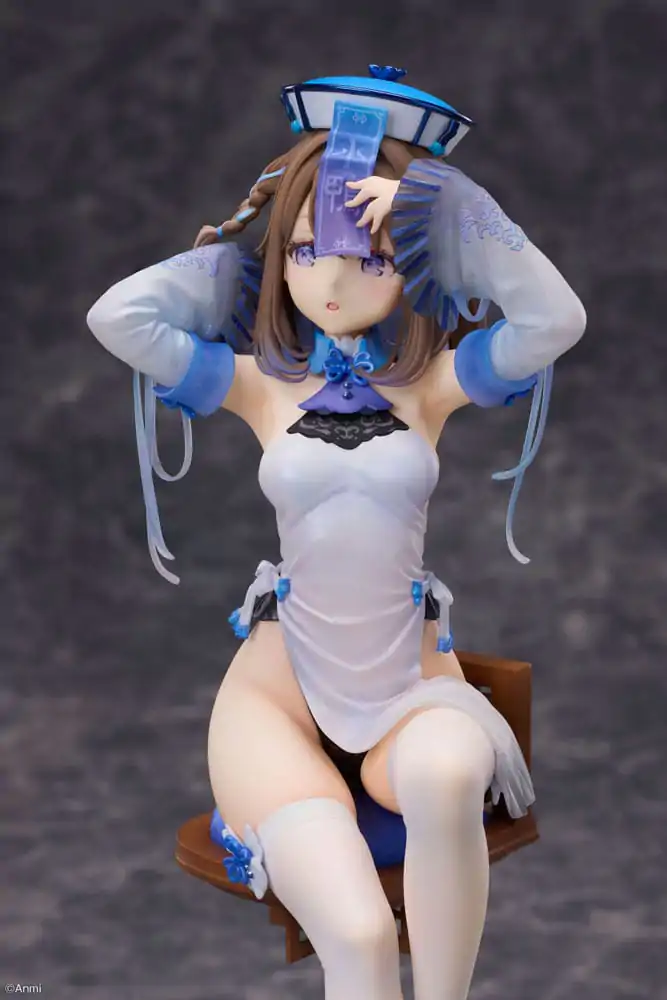 Original Character PVC Statuie 1/7 Blue jiangshi Illustration by Anmi 21 cm poza produsului