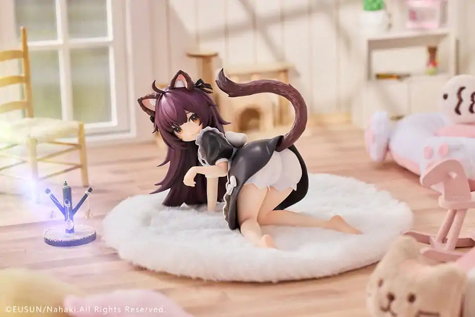 Statuetă Personaj Original 1/7 Cat Ear Maid Peng Peng 10 cm poza produsului