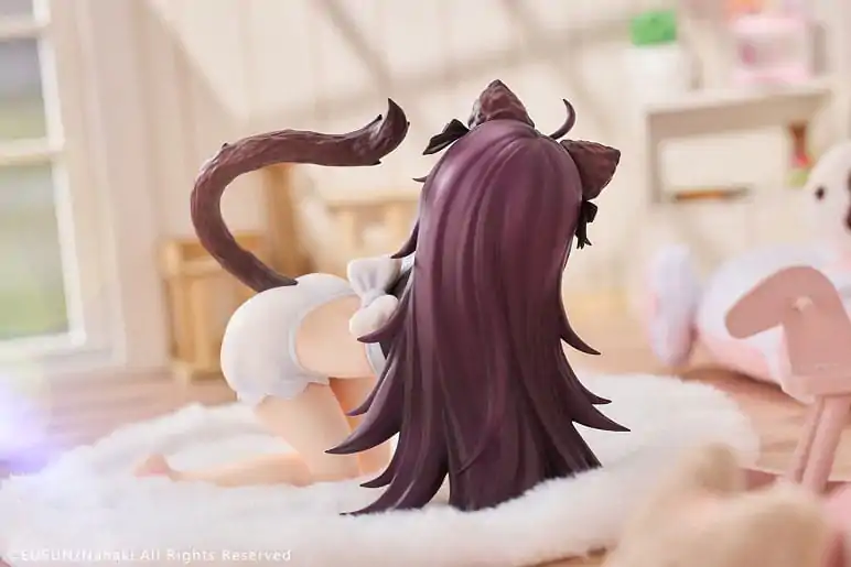 Statuetă Personaj Original 1/7 Cat Ear Maid Peng Peng 10 cm poza produsului