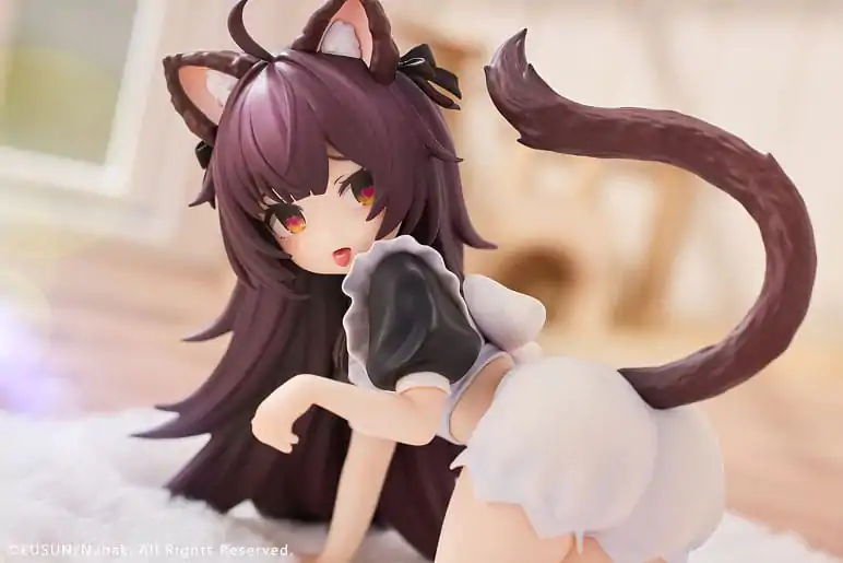 Statuetă Personaj Original 1/7 Cat Ear Maid Peng Peng 10 cm poza produsului