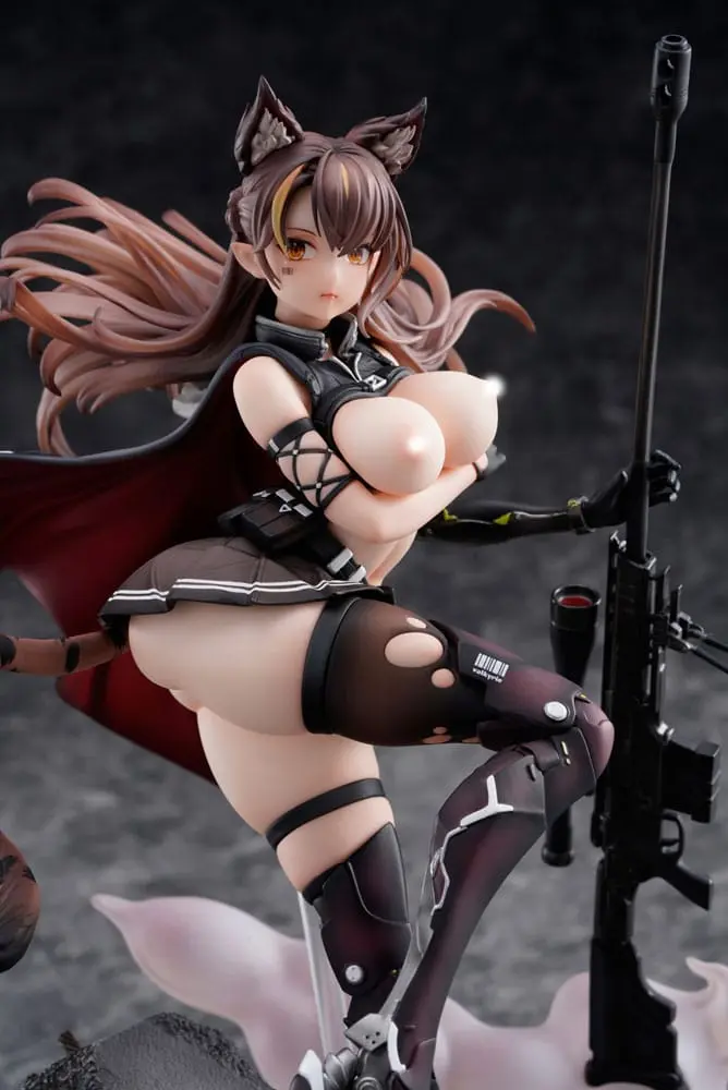 Personaj Original PVC 1/7 Seria Ijuu Senki: Sniper Karihime Distribuție Limitată 27 cm poza produsului