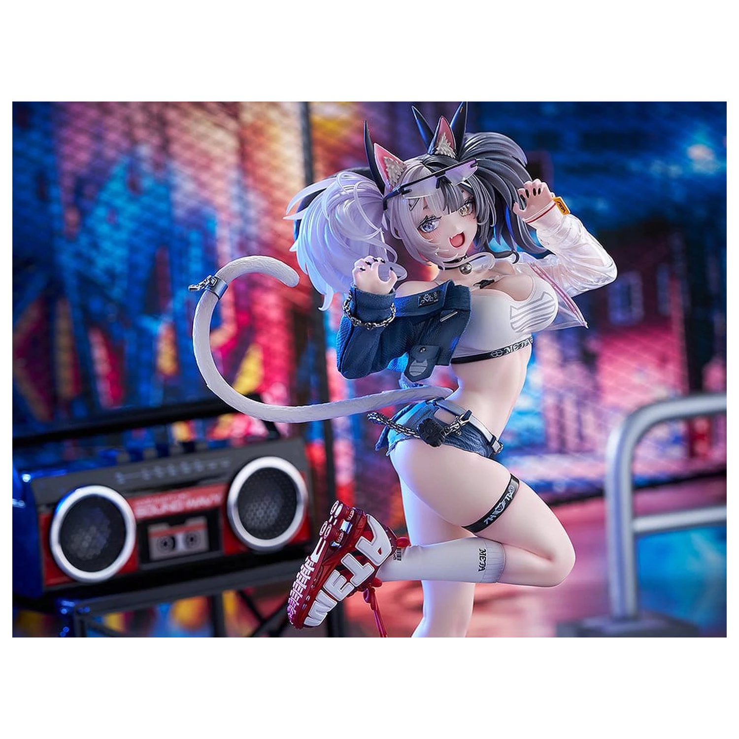 Original Character Figurina 1/7 Melterna Girl: Metako Ilustratie de Neko Metal 23 cm poza produsului