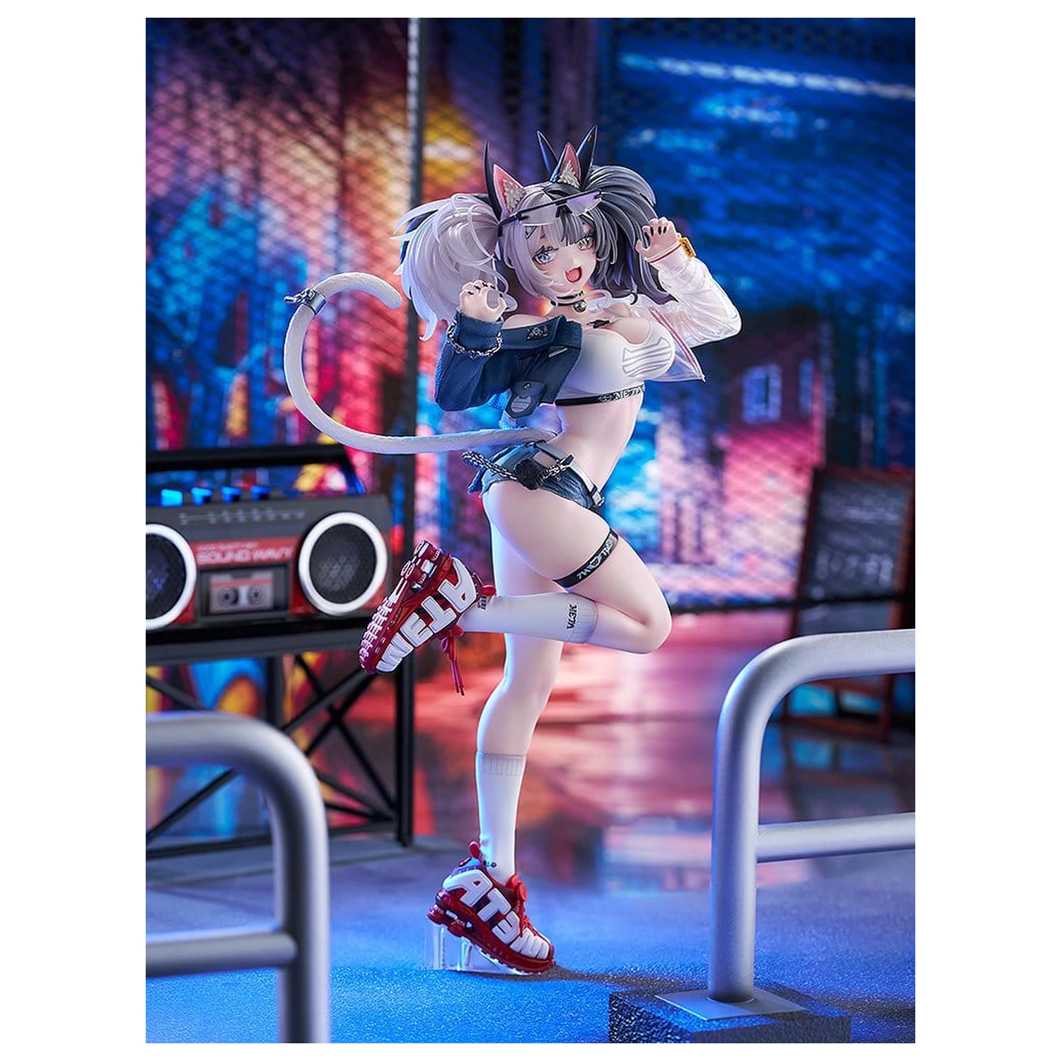 Original Character Figurina 1/7 Melterna Girl: Metako Ilustratie de Neko Metal 23 cm poza produsului