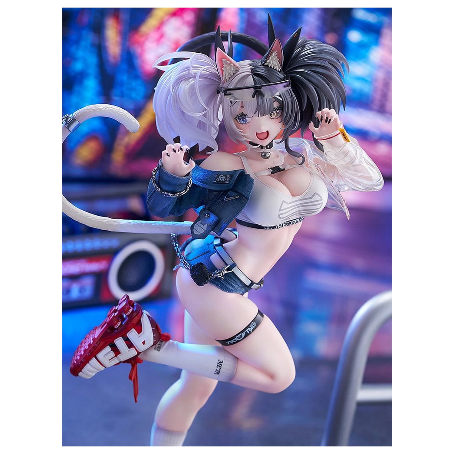 Original Character Figurina 1/7 Melterna Girl: Metako Ilustratie de Neko Metal 23 cm poza produsului