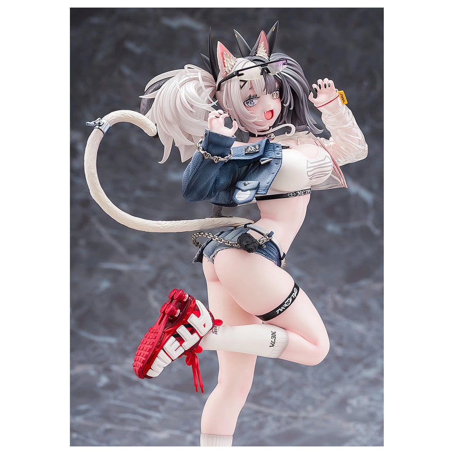 Original Character Figurina 1/7 Melterna Girl: Metako Ilustratie de Neko Metal 23 cm poza produsului
