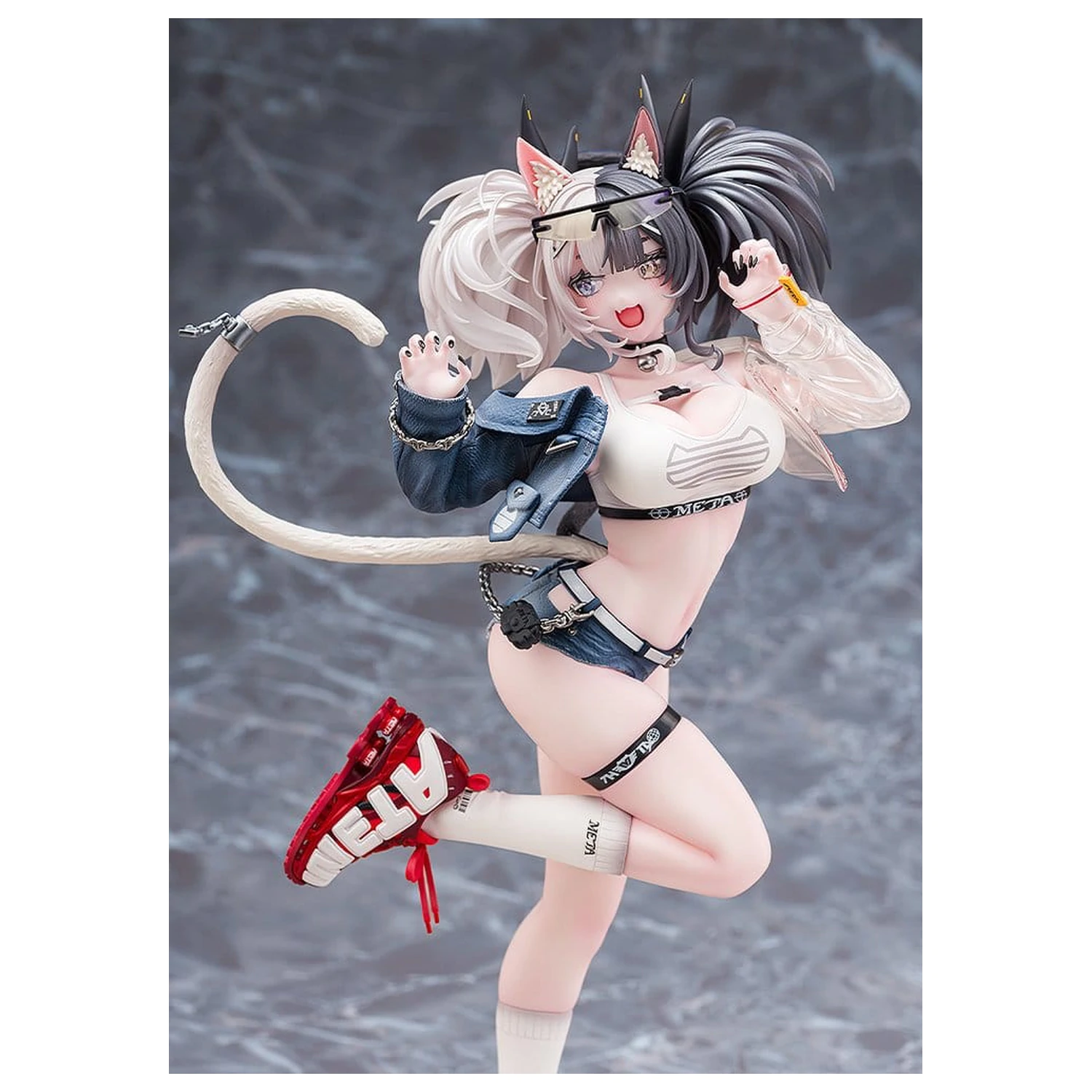 Original Character Figurina 1/7 Melterna Girl: Metako Ilustratie de Neko Metal 23 cm poza produsului