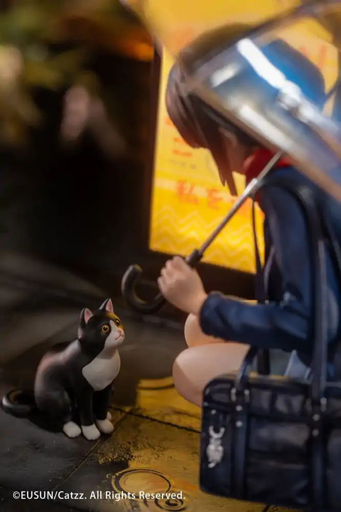 Original Character Statuie 1/7 Rainy Day - Meeting Illustrated by Catzz 16 cm poza produsului