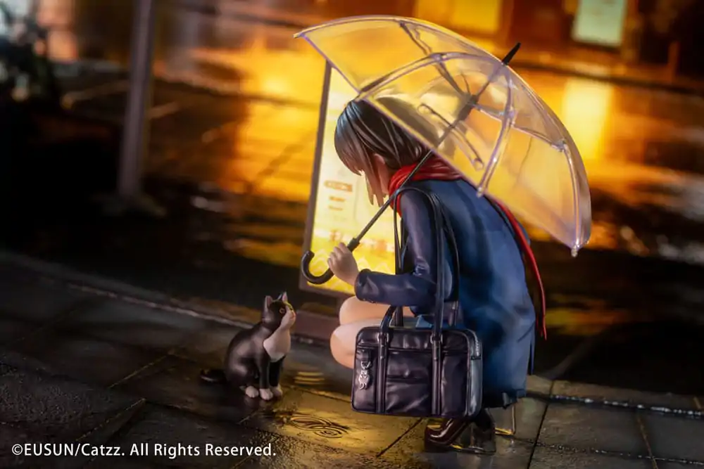 Original Character Statuie 1/7 Rainy Day - Meeting Illustrated by Catzz 16 cm poza produsului