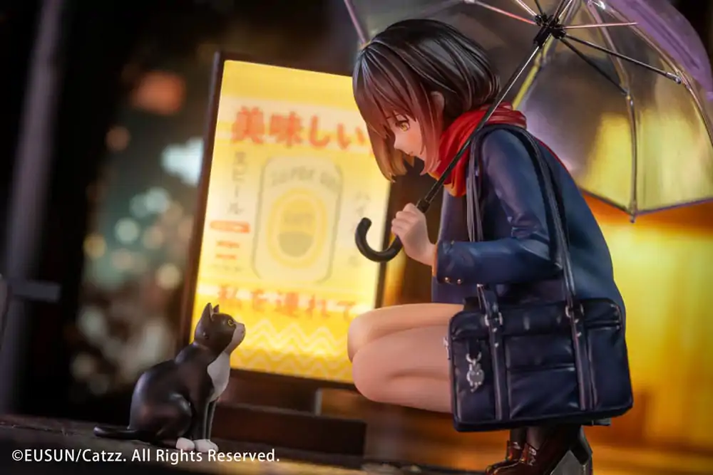 Original Character Statuie 1/7 Rainy Day - Meeting Illustrated by Catzz 16 cm poza produsului