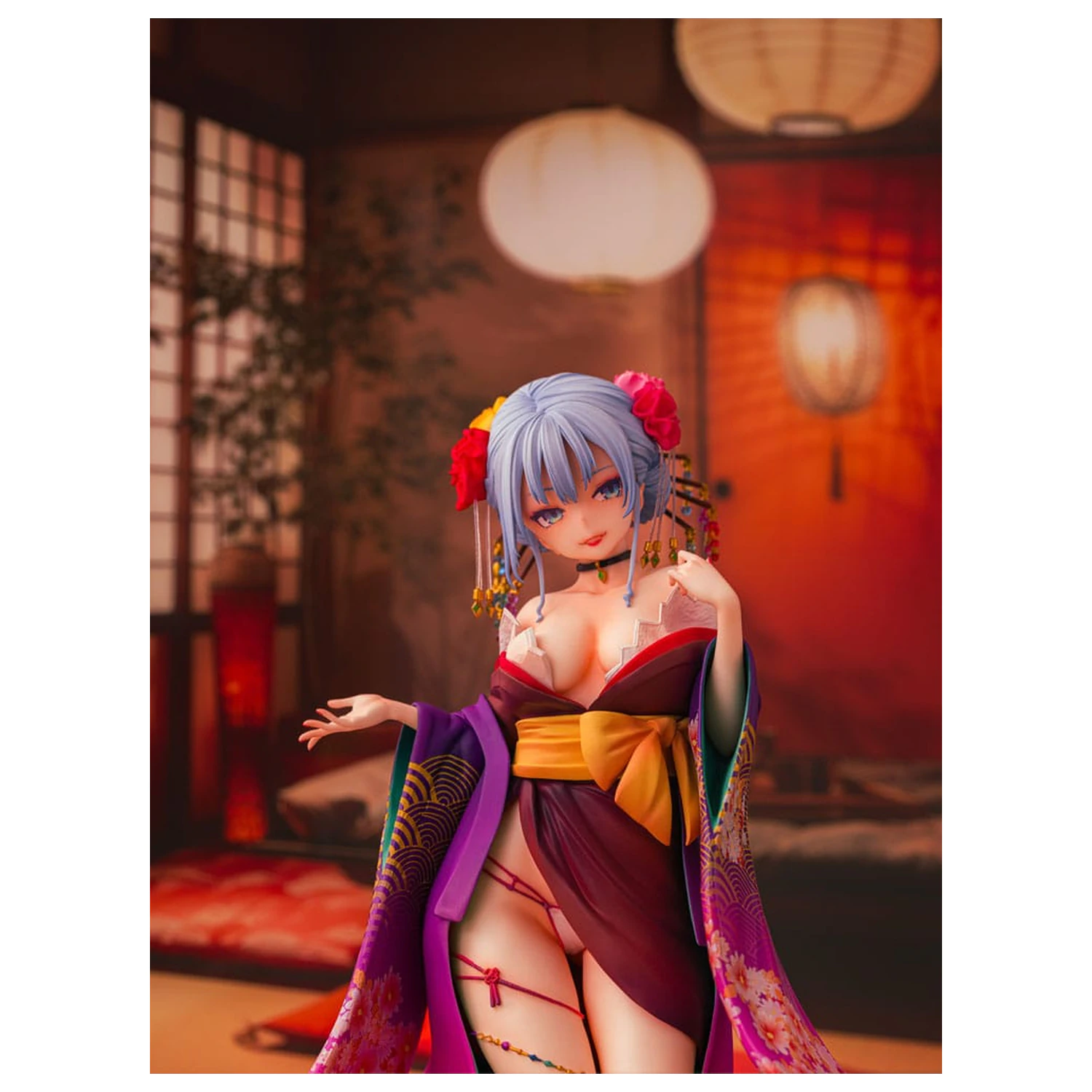 Statua Original Character 1/7 Shujuu Ecstasy Shion Oiran Ver. 15 cm poza produsului