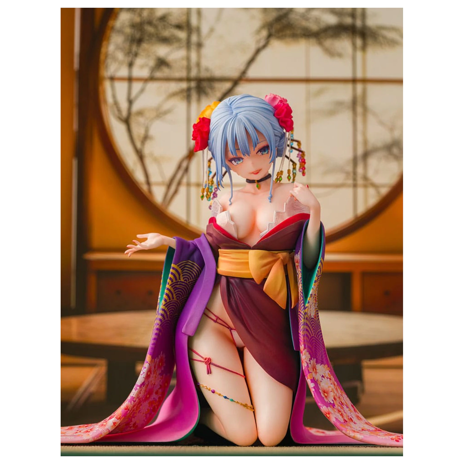 Statua Original Character 1/7 Shujuu Ecstasy Shion Oiran Ver. 15 cm poza produsului