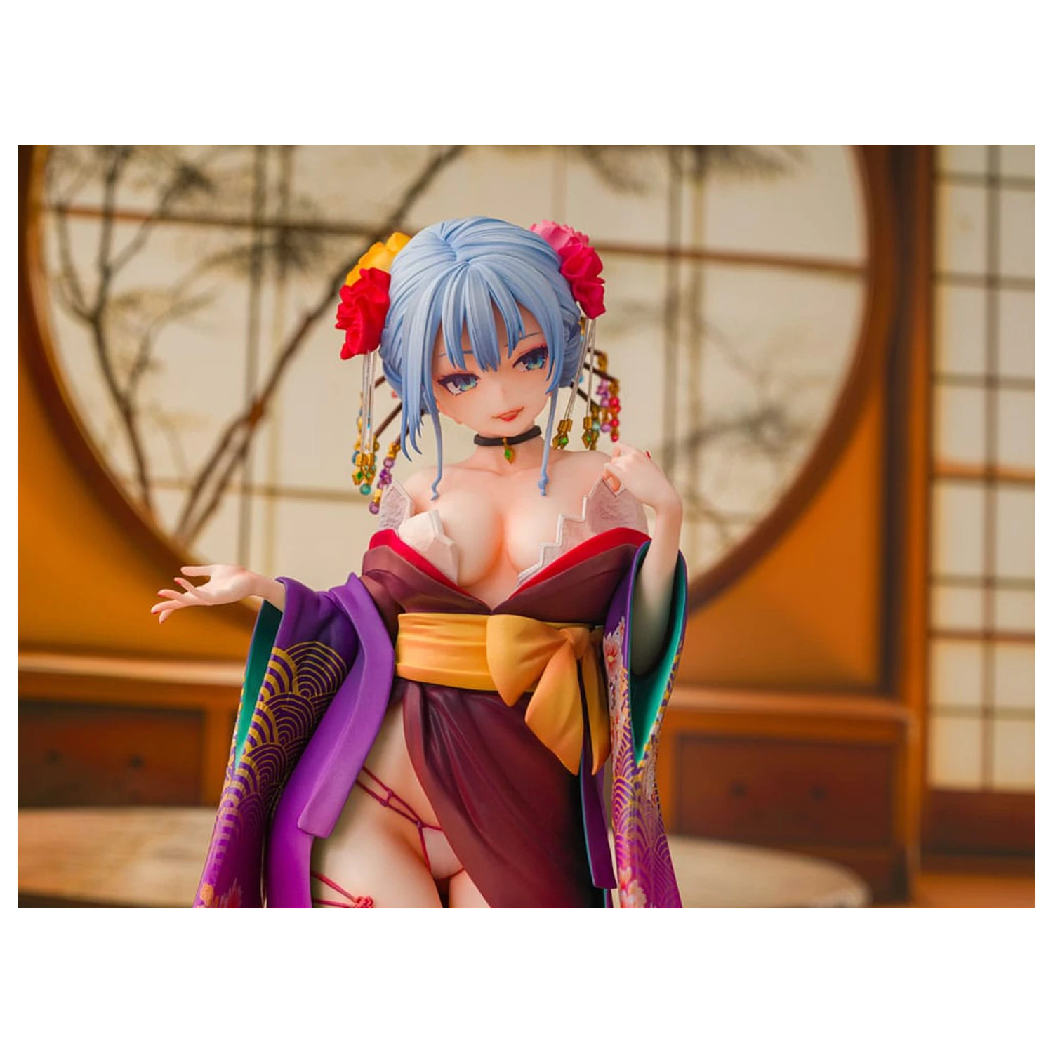 Statua Original Character 1/7 Shujuu Ecstasy Shion Oiran Ver. 15 cm poza produsului