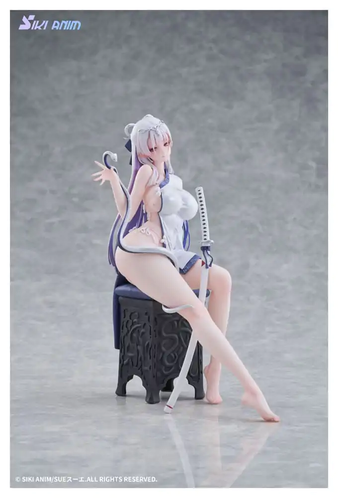Original Character statueta PVC 1/7 The Color of the Blue - White Snake Deluxe Edition 20 cm poza produsului