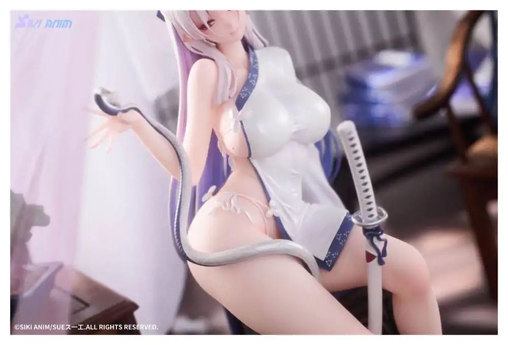 Original Character statueta PVC 1/7 The Color of the Blue - White Snake Deluxe Edition 20 cm poza produsului