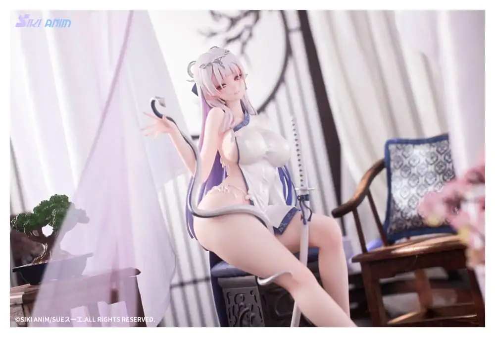 Original Character statueta PVC 1/7 The Color of the Blue - White Snake Deluxe Edition 20 cm poza produsului