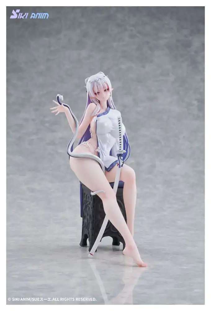Original Character statueta PVC 1/7 The Color of the Blue - White Snake Deluxe Edition 20 cm poza produsului