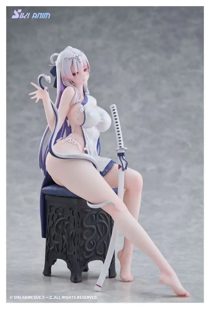 Original Character statueta PVC 1/7 The Color of the Blue - White Snake Deluxe Edition 20 cm poza produsului