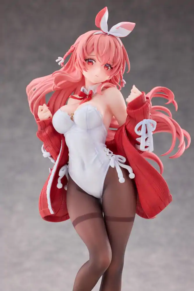Figurină Original Character PVC 1/7 Iepure Alb Ilustrat de Rosuuri 24 cm poza produsului