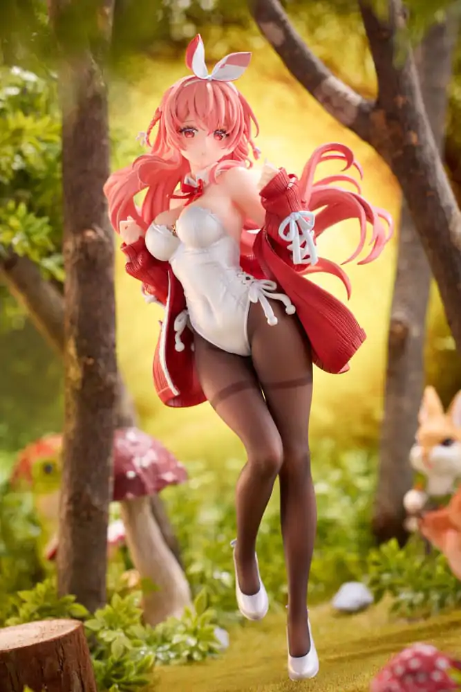 Figurină Original Character PVC 1/7 Iepure Alb Ilustrat de Rosuuri 24 cm poza produsului