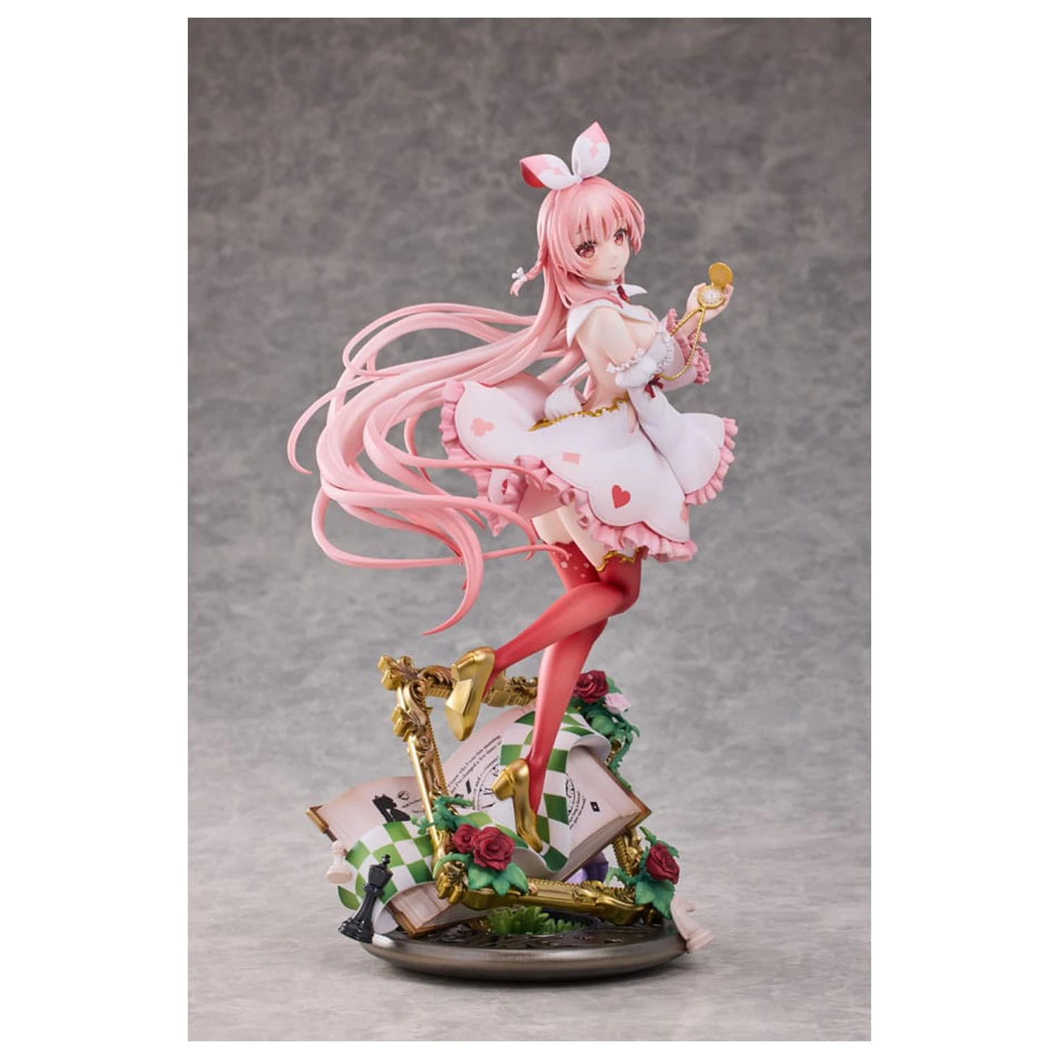 Original Character Statuie PVC 1/7 White Rabbit Rosu Wonderland Ver. Illustrated by Rosuuri Deluxe Edition 29 cm poza produsului