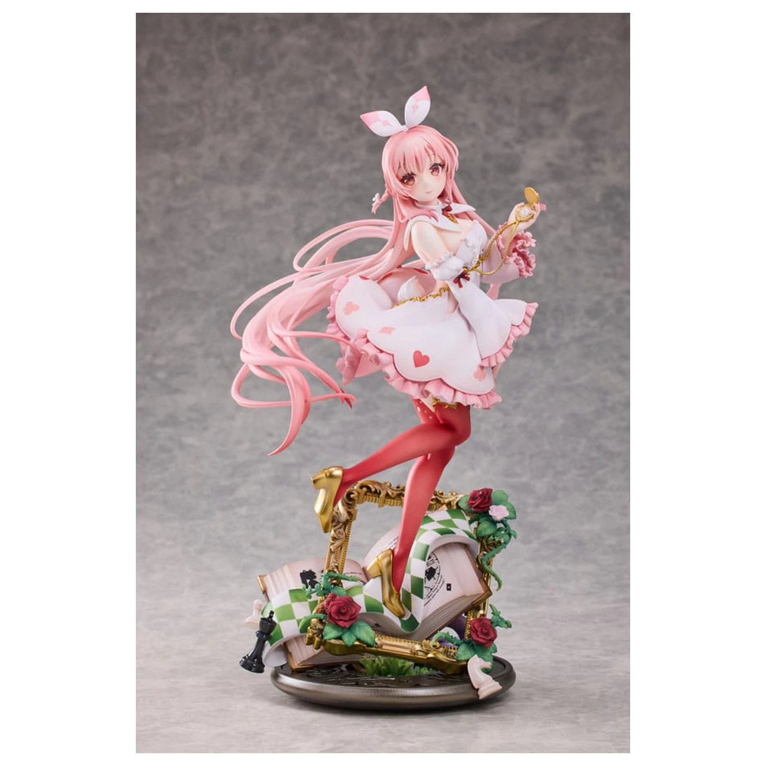 Original Character Statuie PVC 1/7 White Rabbit Rosu Wonderland Ver. Illustrated by Rosuuri Deluxe Edition 29 cm poza produsului