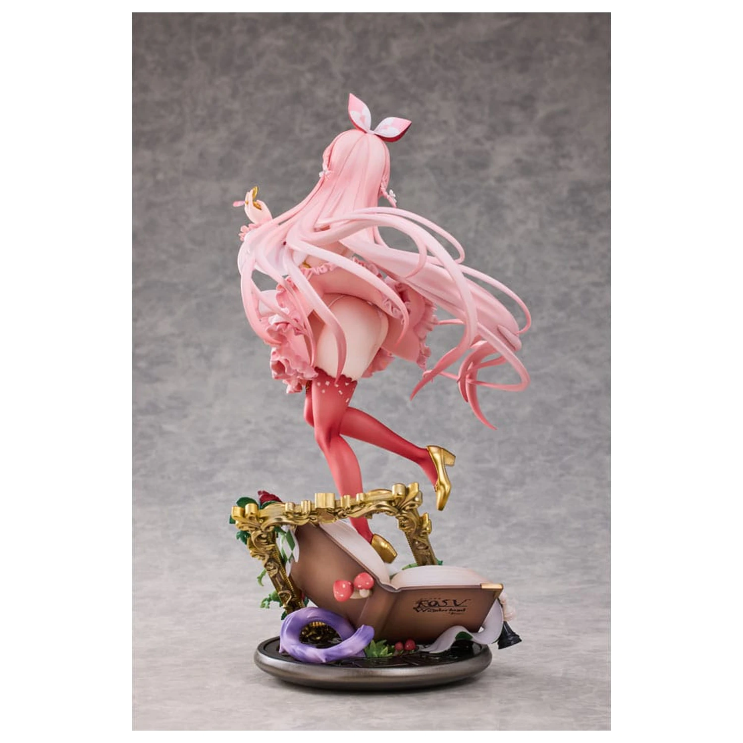 Original Character Statuie PVC 1/7 White Rabbit Rosu Wonderland Ver. Illustrated by Rosuuri Deluxe Edition 29 cm poza produsului