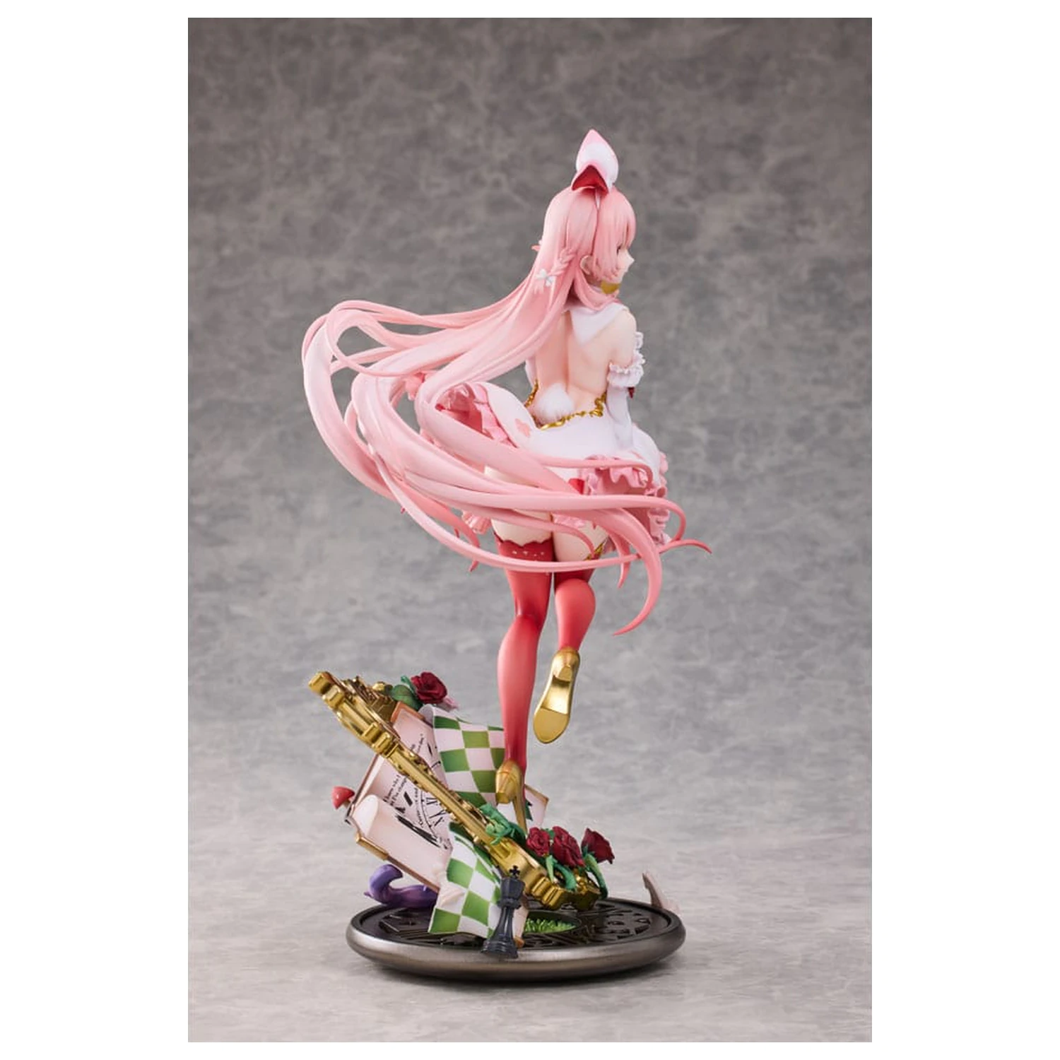 Original Character Statuie PVC 1/7 White Rabbit Rosu Wonderland Ver. Illustrated by Rosuuri Deluxe Edition 29 cm poza produsului