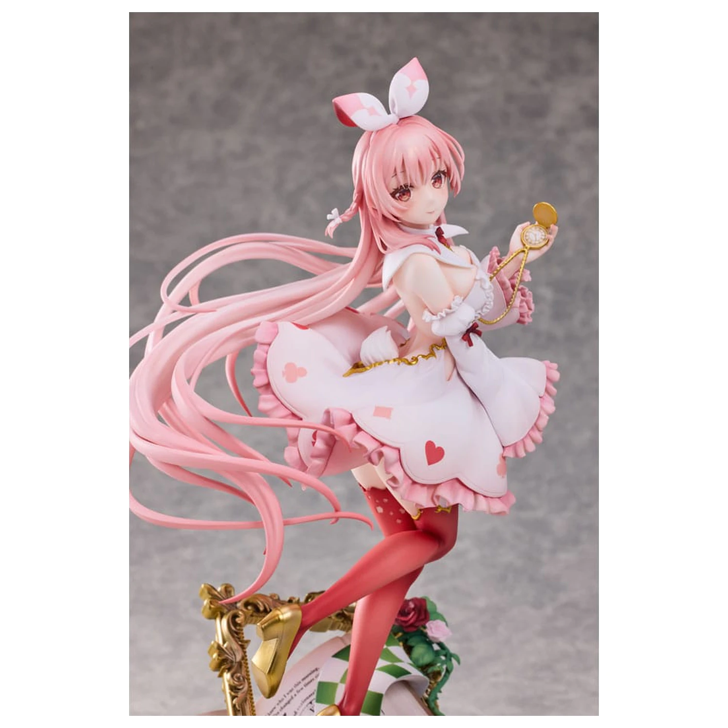 Original Character Statuie PVC 1/7 White Rabbit Rosu Wonderland Ver. Illustrated by Rosuuri Deluxe Edition 29 cm poza produsului
