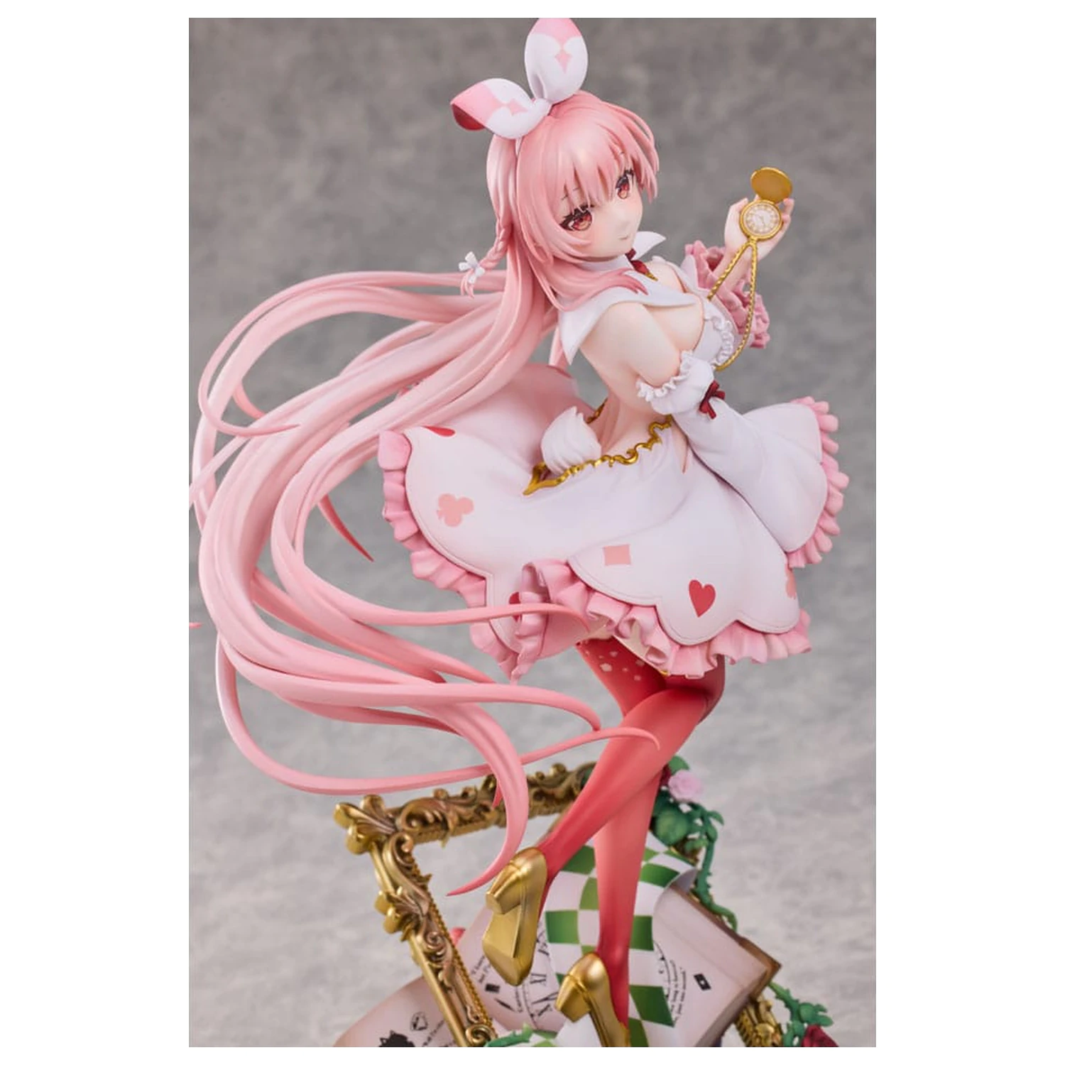 Original Character Statuie PVC 1/7 White Rabbit Rosu Wonderland Ver. Illustrated by Rosuuri Deluxe Edition 29 cm poza produsului