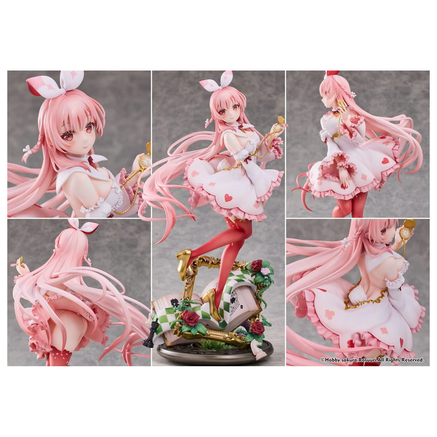 Original Character Statuie din PVC 1/7 White Rabbit Rosu Wonderland Ver. Ilustrat de Rosuuri 29 cm poza produsului