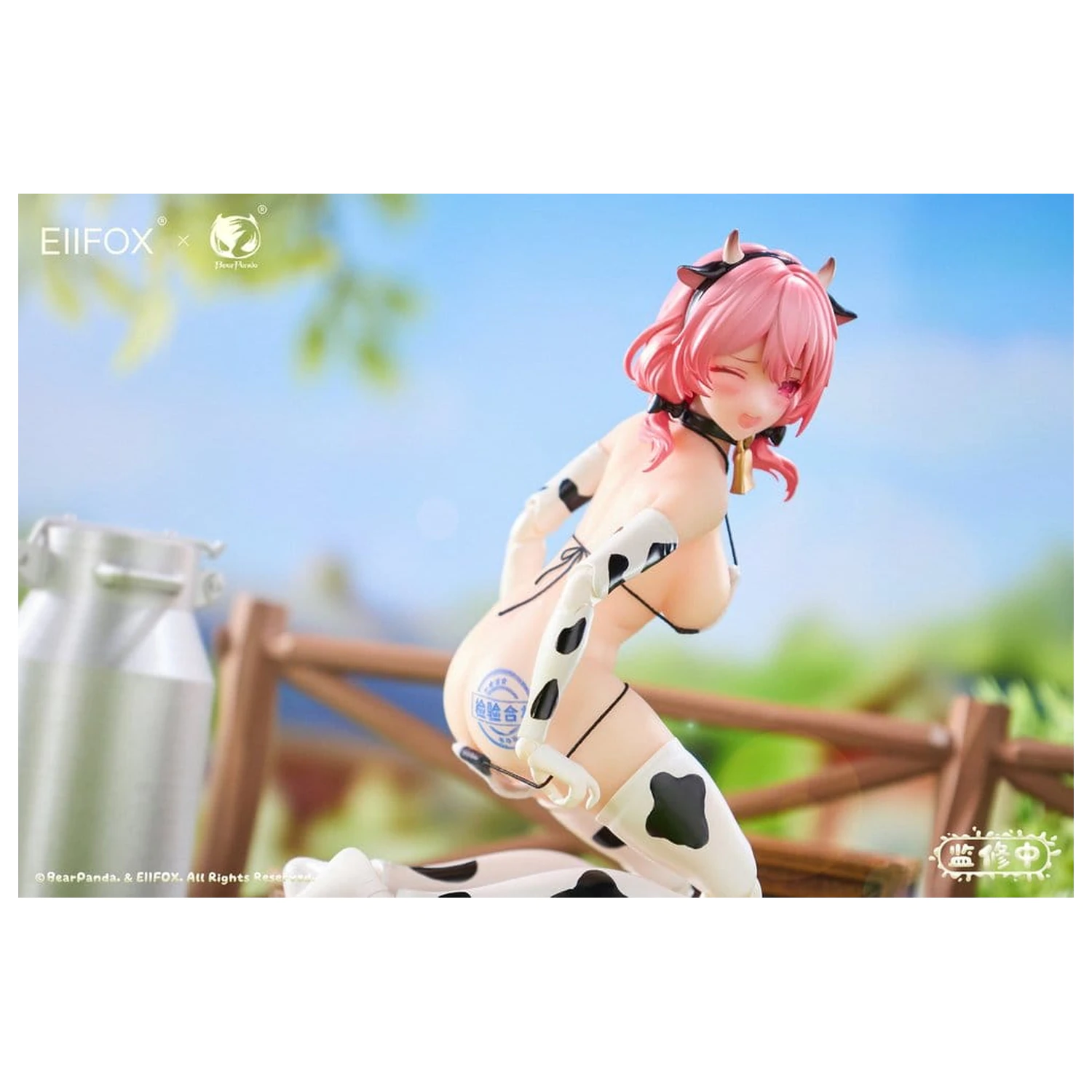 Original Character Figurina de acțiune 1/8 Eiifox & BearPanda Nyuugyuu Momo 21 cm poza produsului