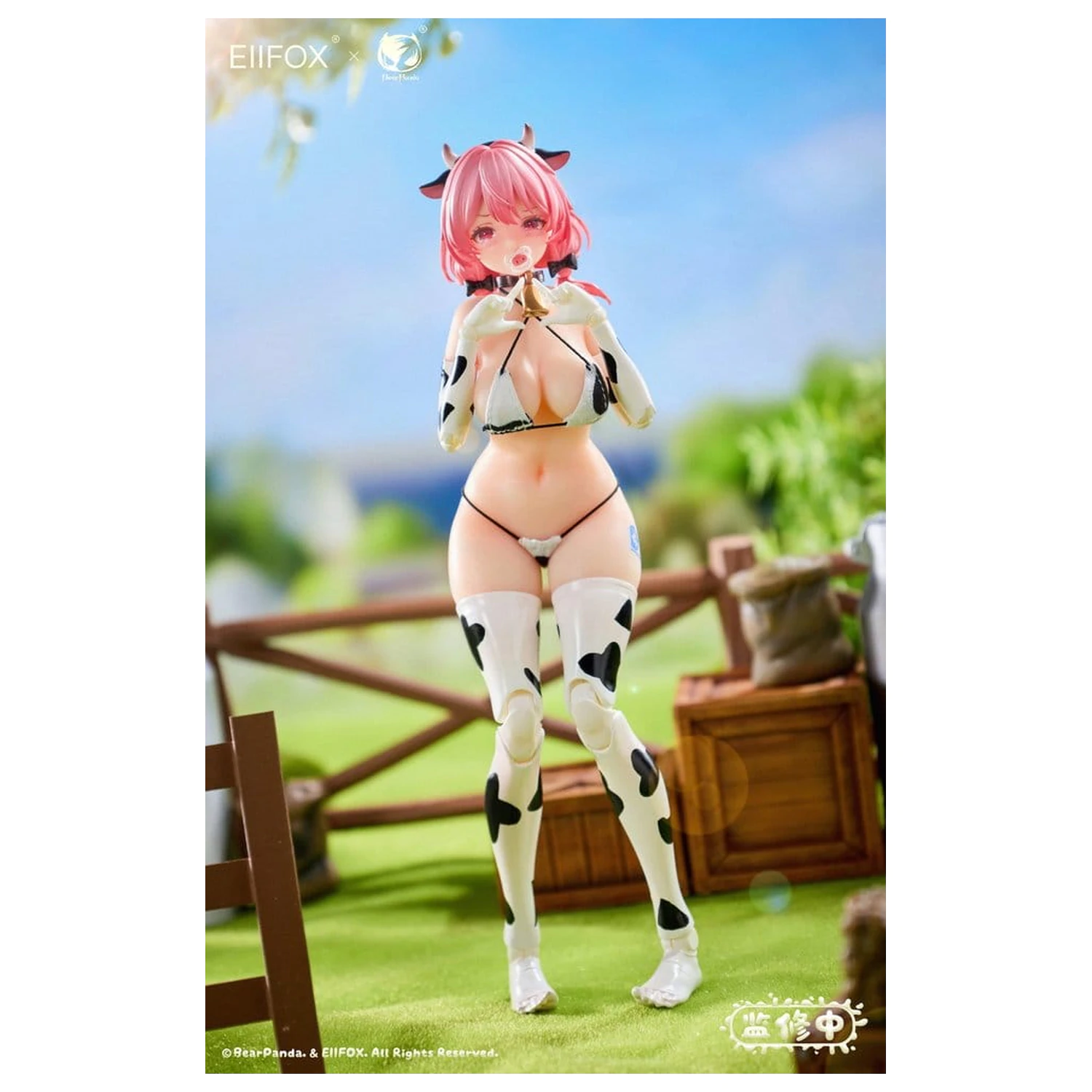Original Character Figurina de acțiune 1/8 Eiifox & BearPanda Nyuugyuu Momo 21 cm poza produsului