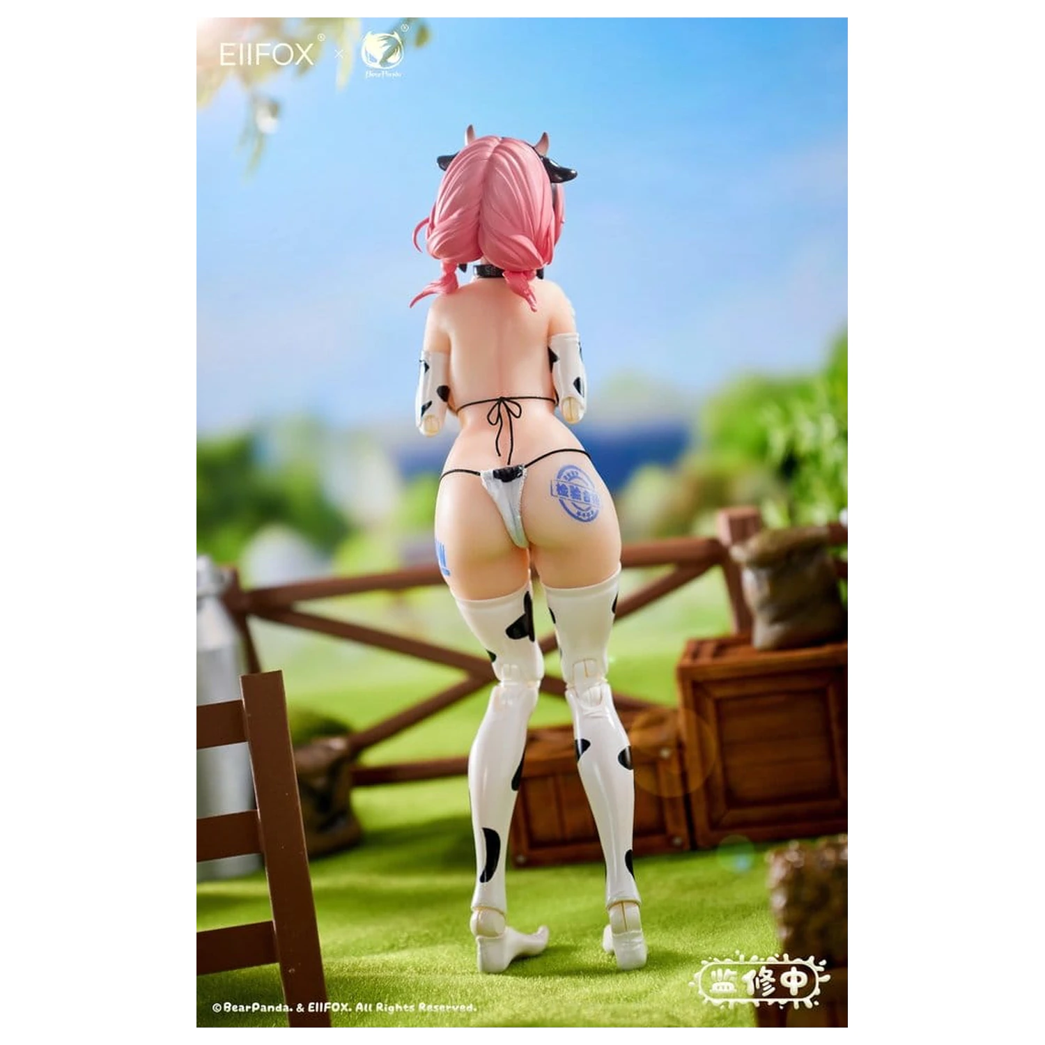 Original Character Figurina de acțiune 1/8 Eiifox & BearPanda Nyuugyuu Momo 21 cm poza produsului
