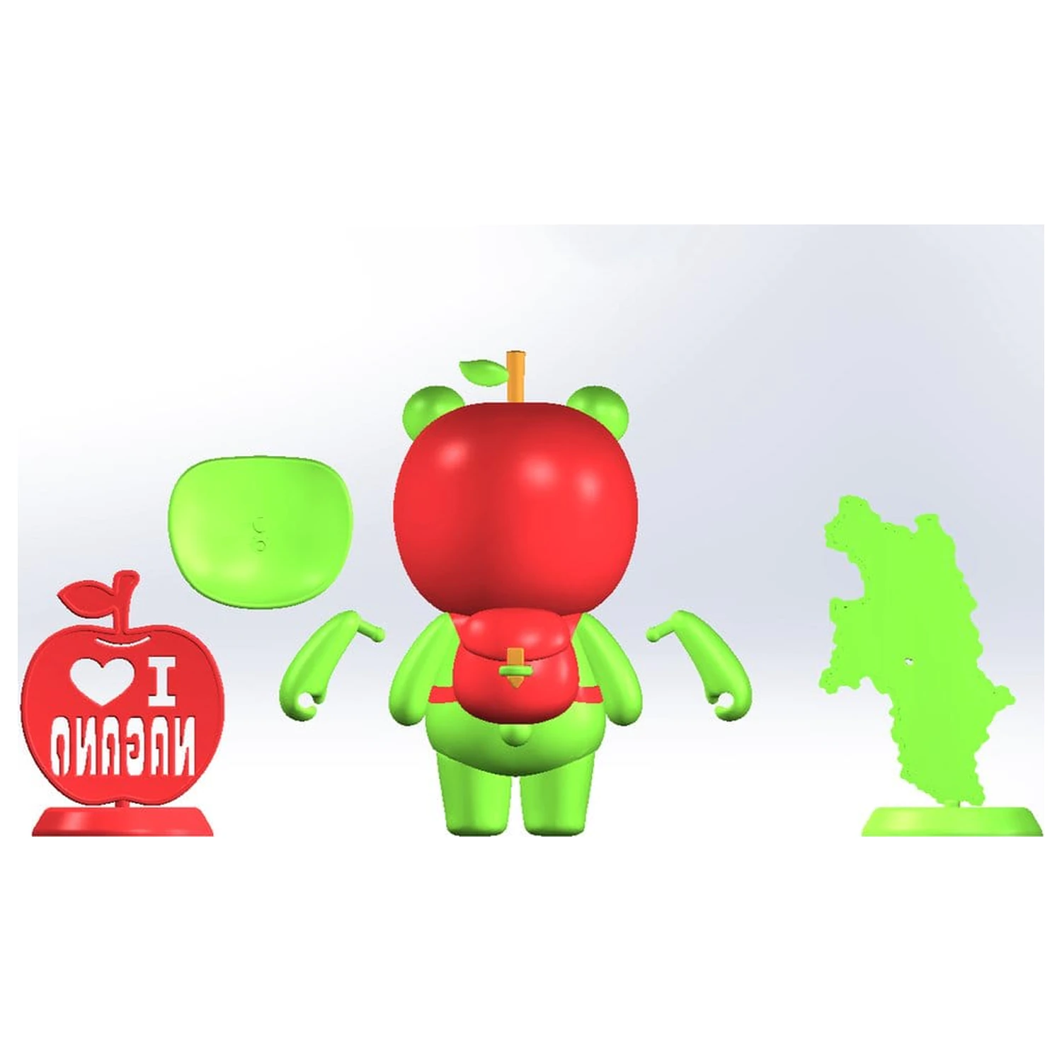 Original Character Plastic Model Kit Arukuma 10 cm poza produsului