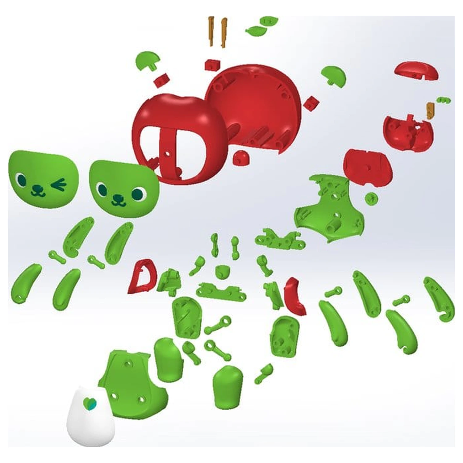 Original Character Plastic Model Kit Arukuma 10 cm poza produsului