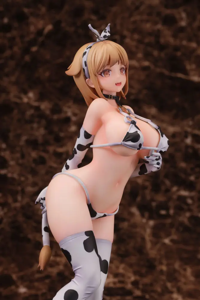 Personaj Original de Vispo Statuie 1/6 Ushi Musume Prima Încercare la Cosplay! Ilustrație de POPQN 25 cm poza produsului