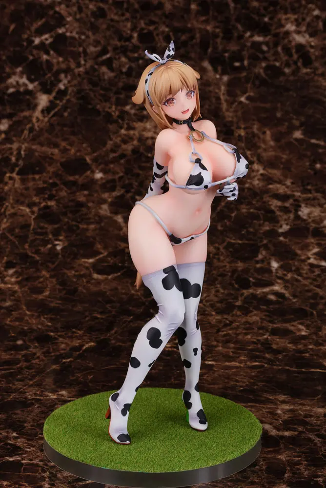 Personaj Original de Vispo Statuie 1/6 Ushi Musume Prima Încercare la Cosplay! Ilustrație de POPQN 25 cm poza produsului