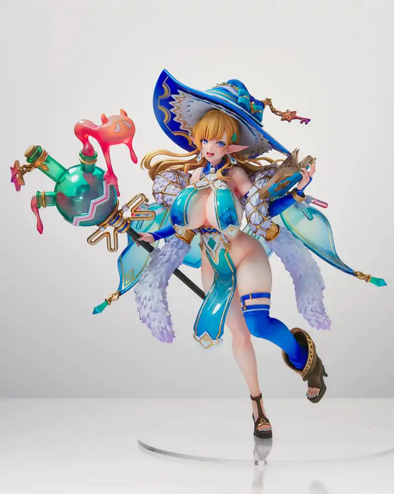 Original Character Elf Village Series Statueta PVC 1/6 15th Villager Milklinde Antenna 25 centimetri poza produsului