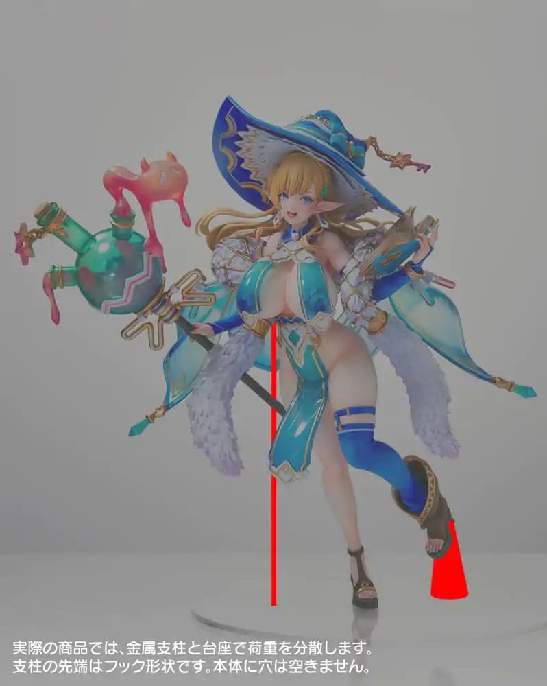 Original Character Elf Village Series Statueta PVC 1/6 15th Villager Milklinde Antenna 25 centimetri poza produsului
