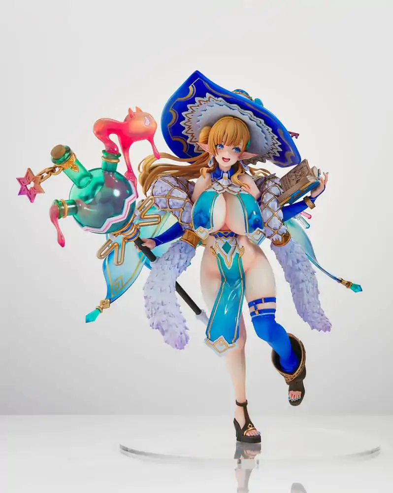 Original Character Elf Village Series Statueta PVC 1/6 15th Villager Milklinde Antenna 25 centimetri poza produsului