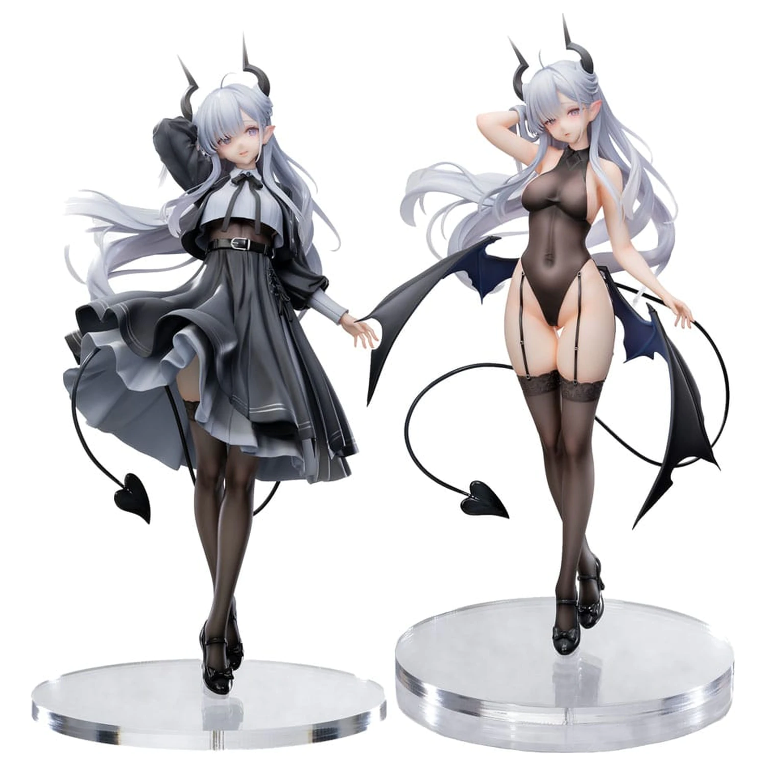 Original Character Fantasias Series Statuie 1/6 set de 2 Thea-chan Apprentice Succubus Ver. (Regular Outfit & Underwear Edition) 29 cm poza produsului