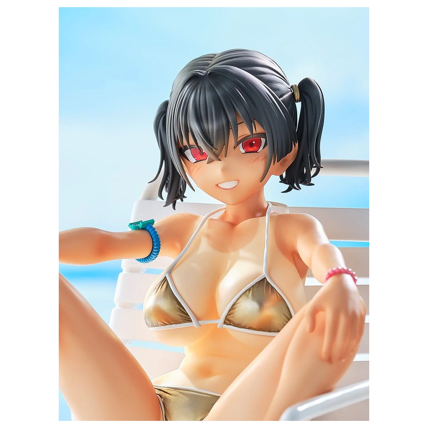 Figurina Personaj Original 1/5 Nocturnas Sasaki Kanna–Gold Bikini Ver.23 cm poza produsului