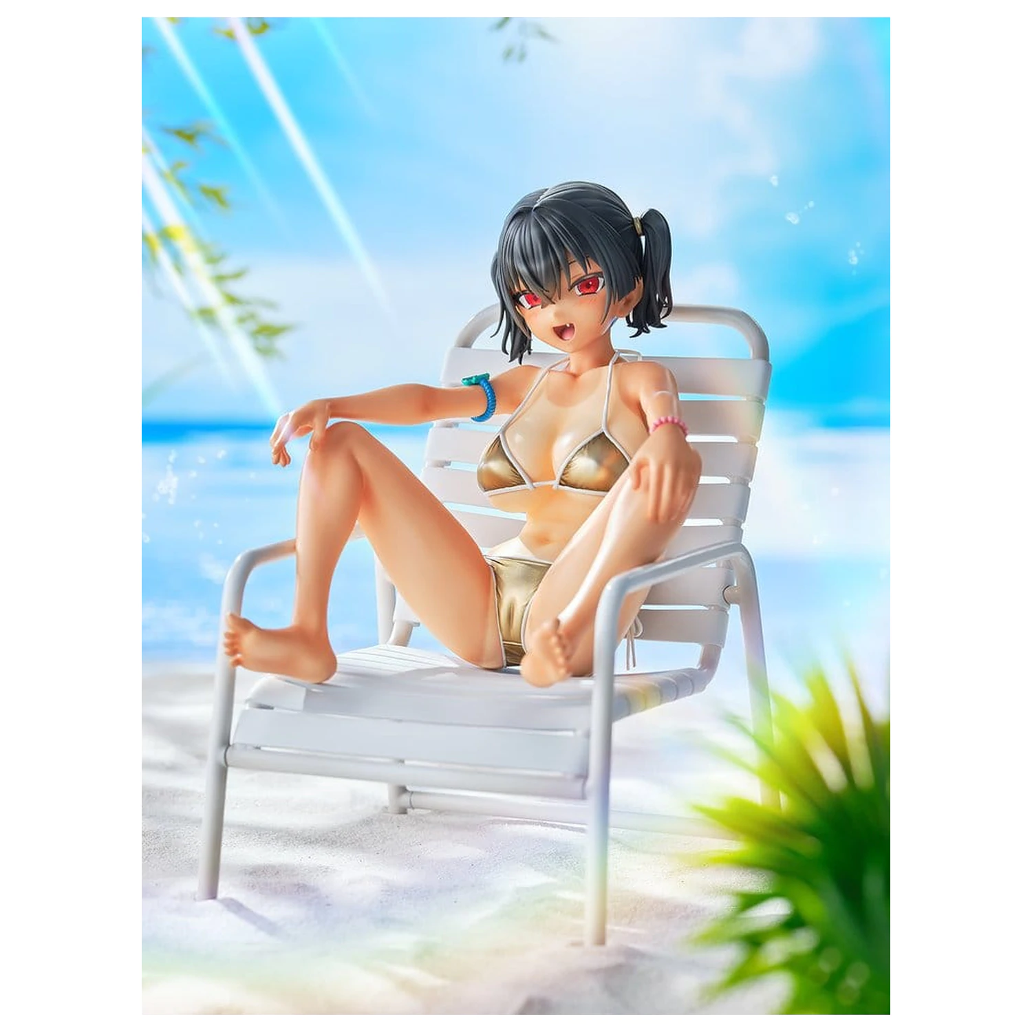 Figurina Personaj Original 1/5 Nocturnas Sasaki Kanna–Gold Bikini Ver.23 cm poza produsului