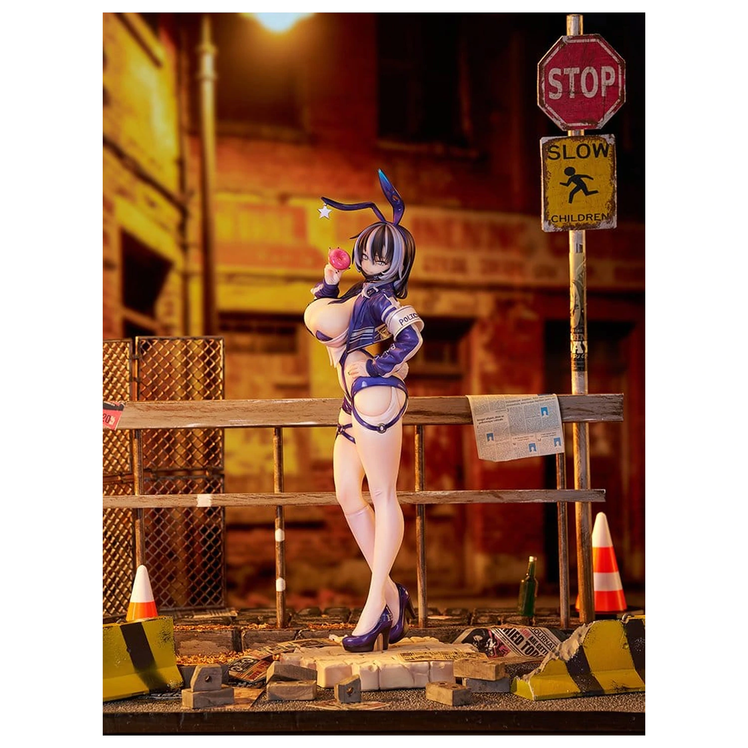 Figurina personaj original 1/6 Bunny Cops_02 Ilustrație de CheLA77 30 cm poza produsului